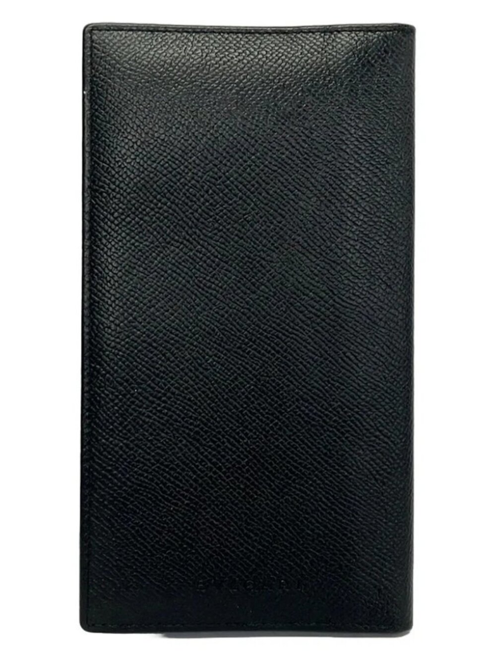 BVLGARI Black Leather Bill Holder